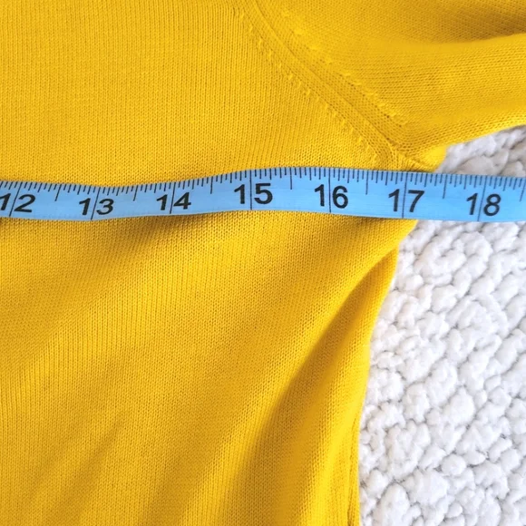 Banana Republic Golden Yellow Knit Cardigan Sweater size S - Picture 9 of 13